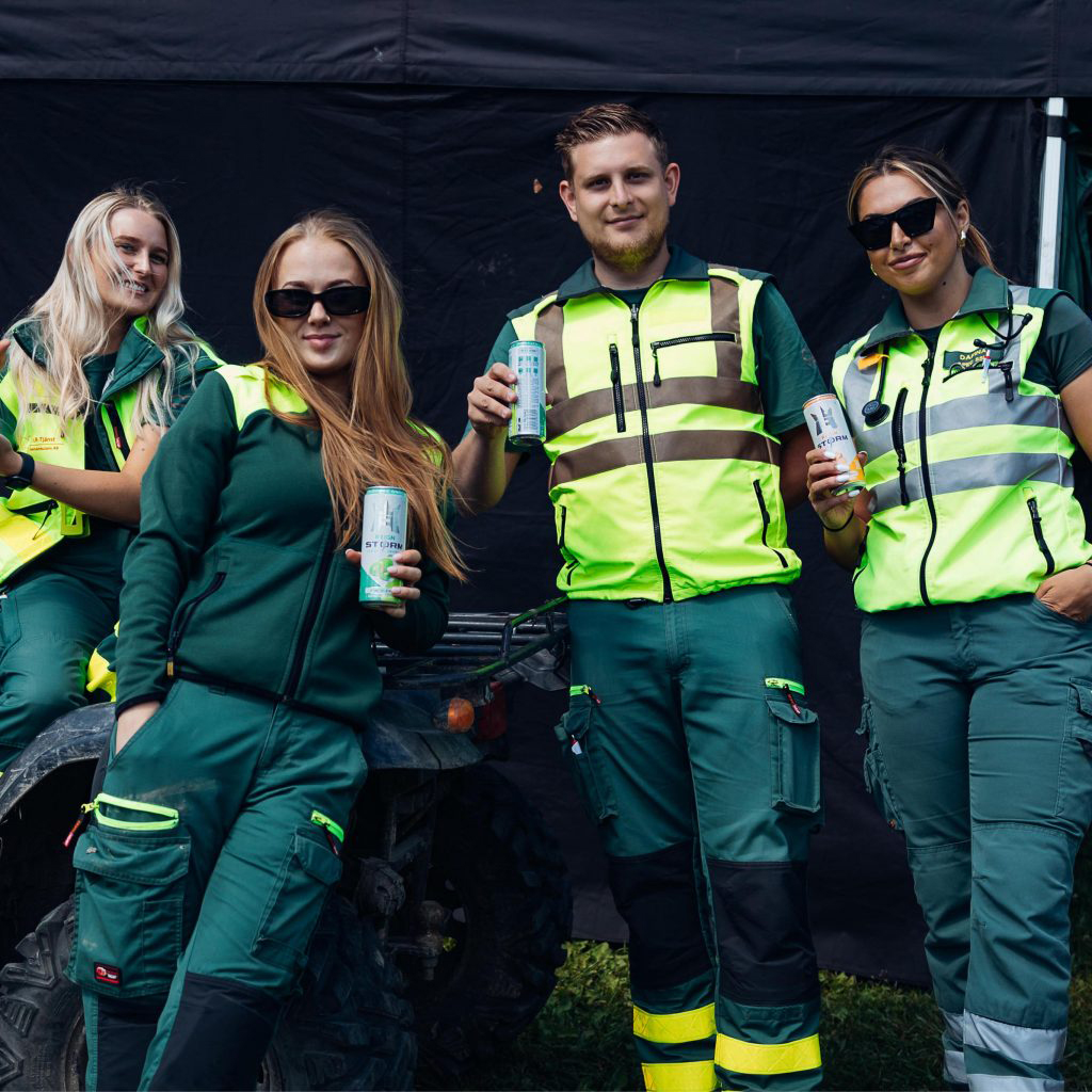 EventAmbulans i Sverige AB personal i aktion